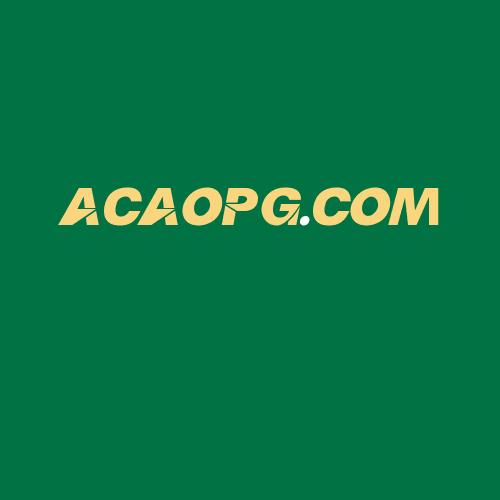 Logo da ACAOPG